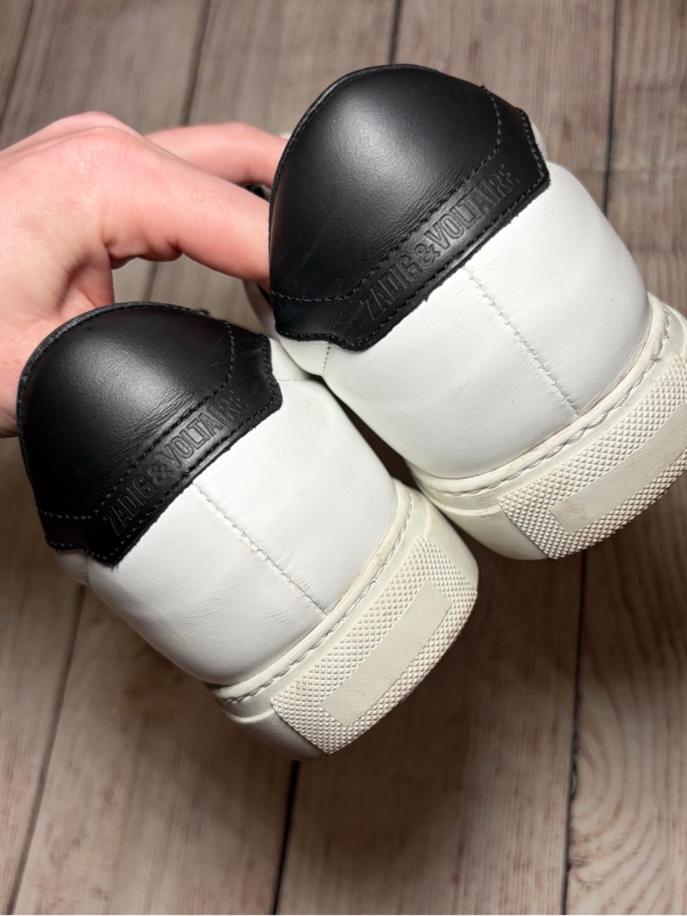 Zadig & Voltaire Heart Logo-Patch Sneakers - Picture 7 of 11